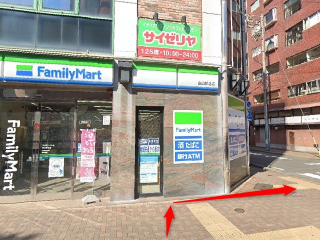 エステティックTBC金山店の行き方