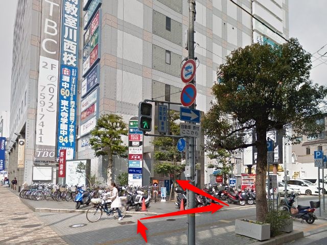 エステティックTBC川西店の行き方