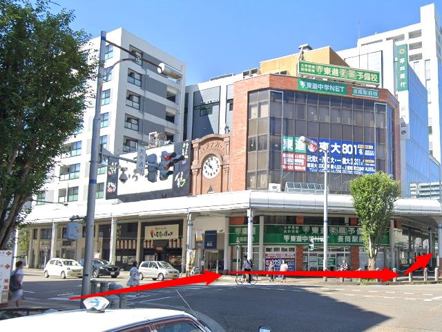エステティックTBC長岡駅前店の行き方