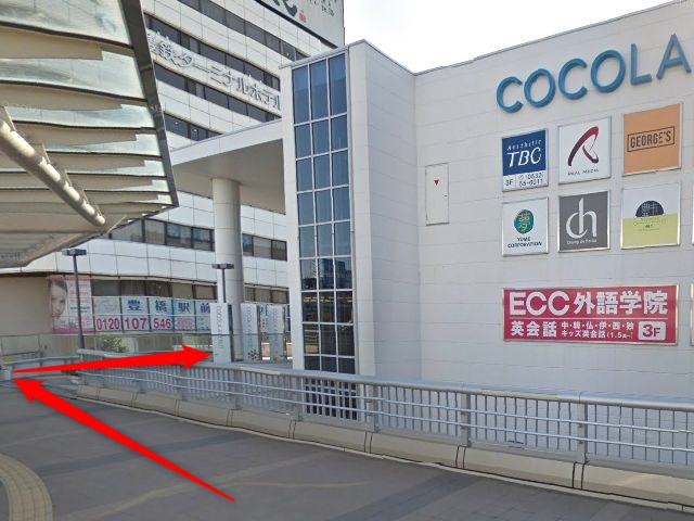 エステティックTBC豊橋ココラアベニュー店の行き方