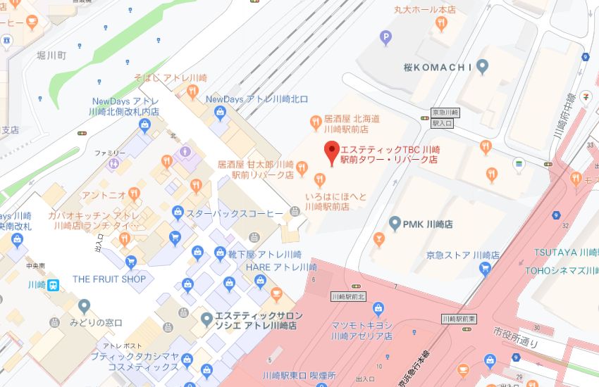Tbc川崎駅前タワーリバーク店の無料カウンセリング予約はこちら Tbc川崎駅前タワーリバーク店の無料カウンセリング予約はこちら